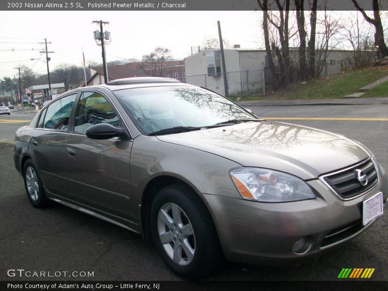 Polished Pewter Metallic / Charcoal 2003 Nissan Altima 2.5 SL