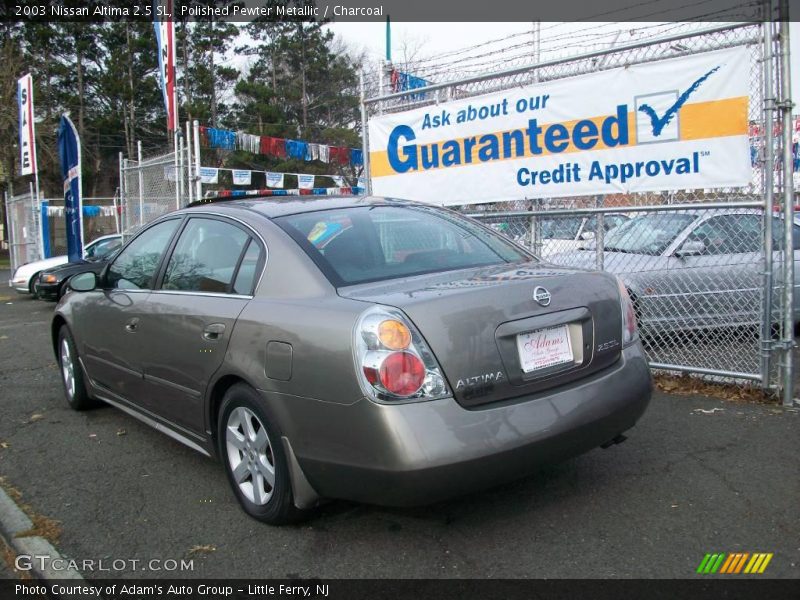 Polished Pewter Metallic / Charcoal 2003 Nissan Altima 2.5 SL