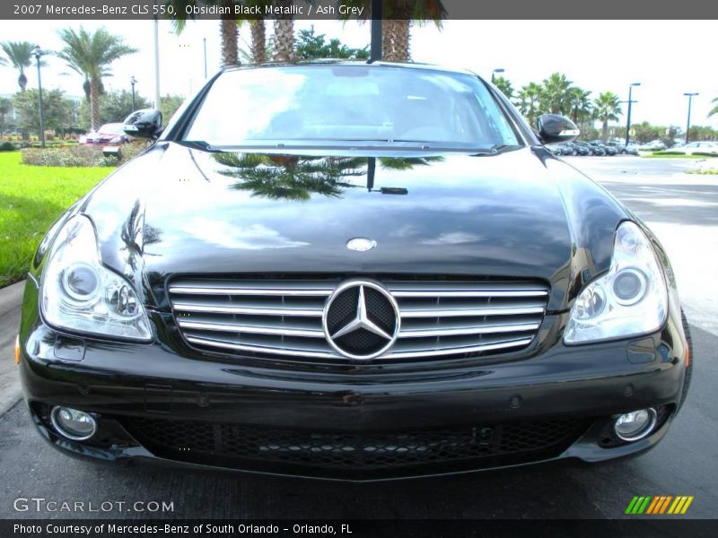 Obsidian Black Metallic / Ash Grey 2007 Mercedes-Benz CLS 550