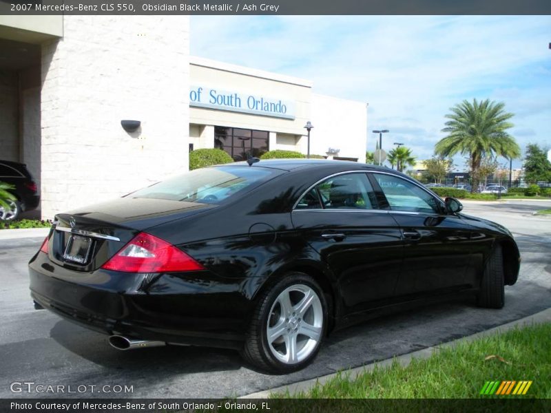 Obsidian Black Metallic / Ash Grey 2007 Mercedes-Benz CLS 550