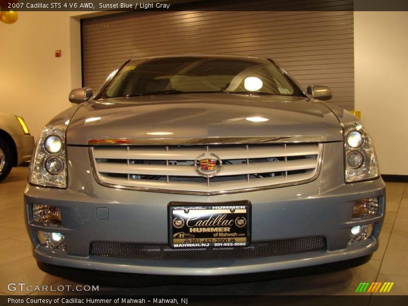 Sunset Blue / Light Gray 2007 Cadillac STS 4 V6 AWD