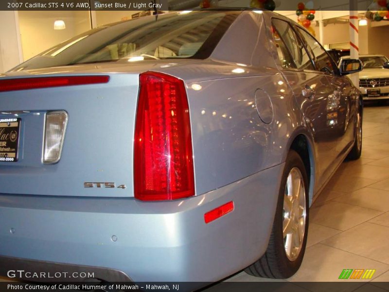 Sunset Blue / Light Gray 2007 Cadillac STS 4 V6 AWD