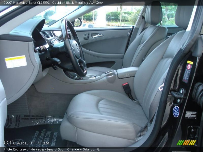 Obsidian Black Metallic / Ash Grey 2007 Mercedes-Benz CLS 550