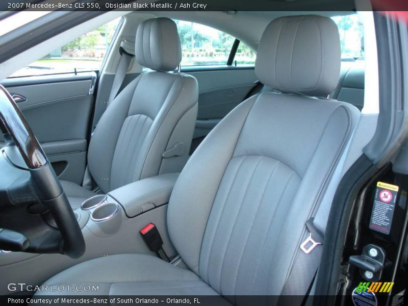 Obsidian Black Metallic / Ash Grey 2007 Mercedes-Benz CLS 550