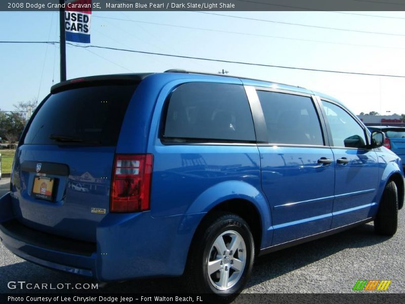 Marathon Blue Pearl / Dark Slate/Light Shale 2008 Dodge Grand Caravan SE