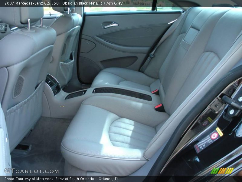 Obsidian Black Metallic / Ash Grey 2007 Mercedes-Benz CLS 550
