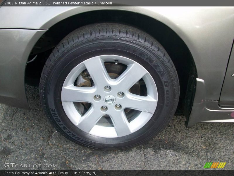 Polished Pewter Metallic / Charcoal 2003 Nissan Altima 2.5 SL