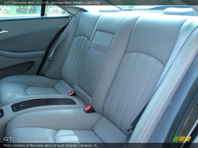 Obsidian Black Metallic / Ash Grey 2007 Mercedes-Benz CLS 550