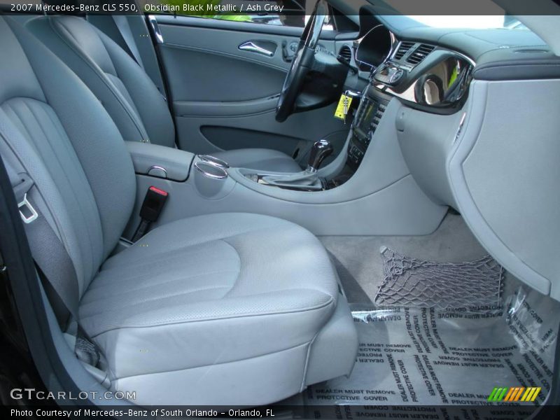 Obsidian Black Metallic / Ash Grey 2007 Mercedes-Benz CLS 550