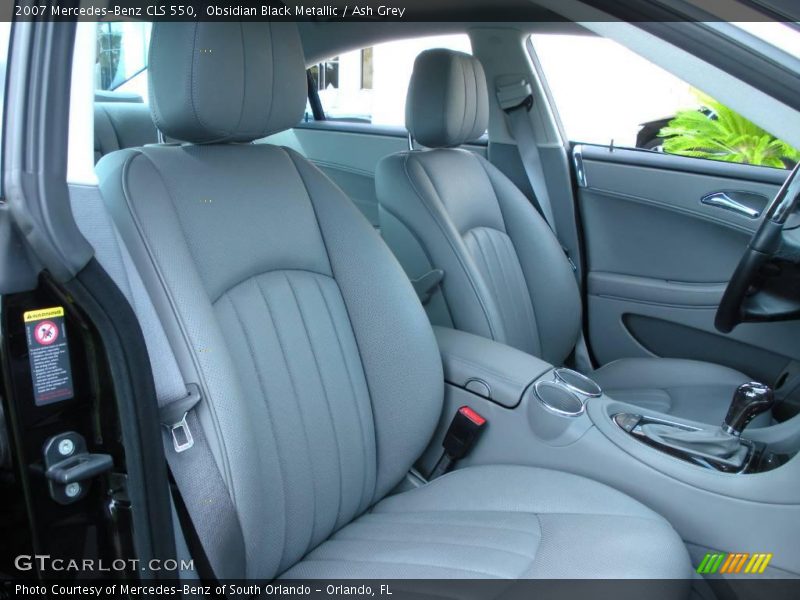 Obsidian Black Metallic / Ash Grey 2007 Mercedes-Benz CLS 550