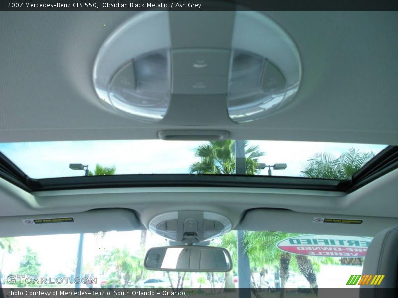 Obsidian Black Metallic / Ash Grey 2007 Mercedes-Benz CLS 550