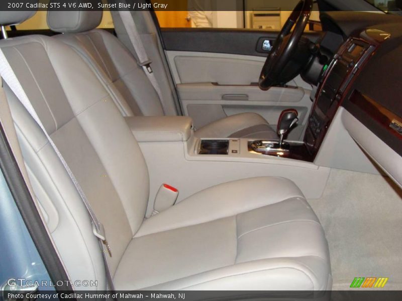 Sunset Blue / Light Gray 2007 Cadillac STS 4 V6 AWD