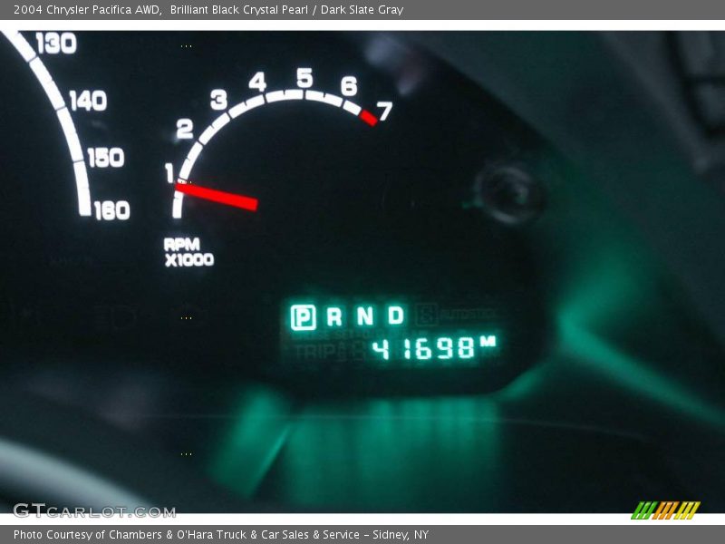 Brilliant Black Crystal Pearl / Dark Slate Gray 2004 Chrysler Pacifica AWD