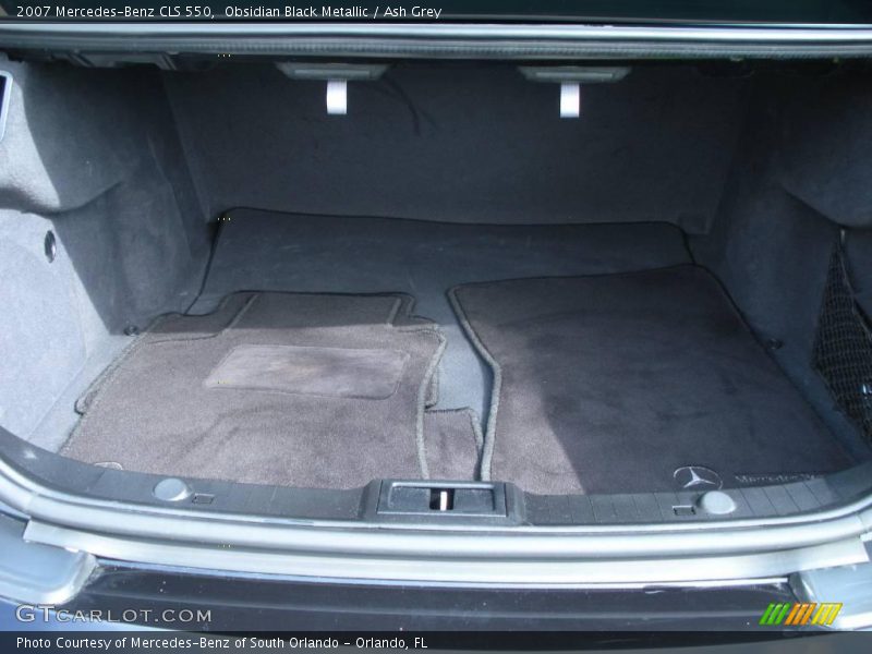 Obsidian Black Metallic / Ash Grey 2007 Mercedes-Benz CLS 550