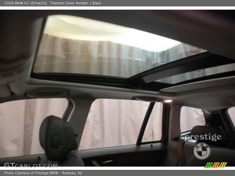 Titanium Silver Metallic / Black 2009 BMW X3 xDrive30i
