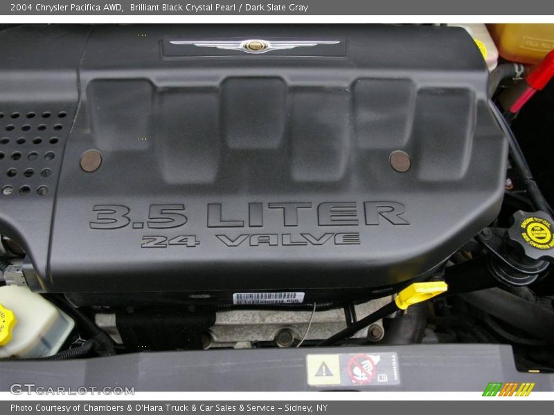 Brilliant Black Crystal Pearl / Dark Slate Gray 2004 Chrysler Pacifica AWD