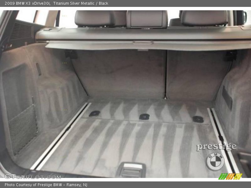 Titanium Silver Metallic / Black 2009 BMW X3 xDrive30i