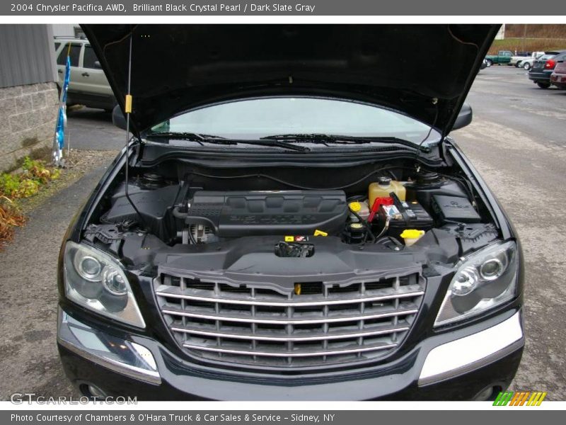 Brilliant Black Crystal Pearl / Dark Slate Gray 2004 Chrysler Pacifica AWD