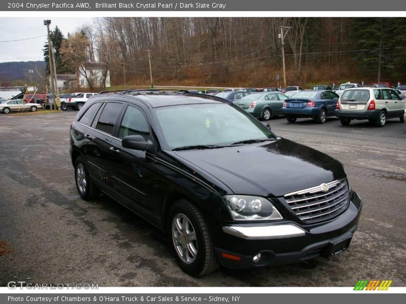 Brilliant Black Crystal Pearl / Dark Slate Gray 2004 Chrysler Pacifica AWD