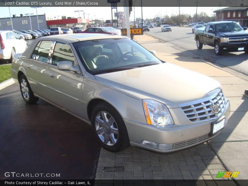 Gold Mist / Shale/Cocoa 2007 Cadillac DTS Luxury