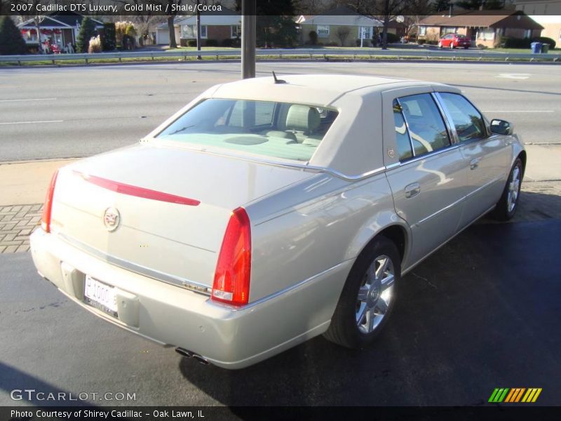 Gold Mist / Shale/Cocoa 2007 Cadillac DTS Luxury