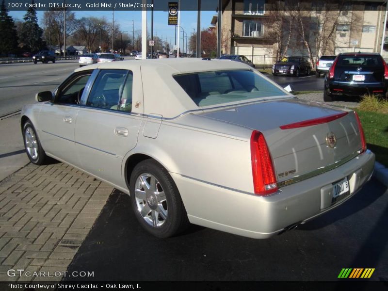 Gold Mist / Shale/Cocoa 2007 Cadillac DTS Luxury