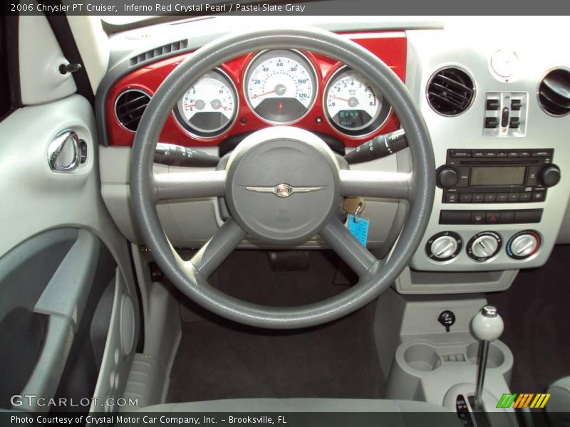 Inferno Red Crystal Pearl / Pastel Slate Gray 2006 Chrysler PT Cruiser