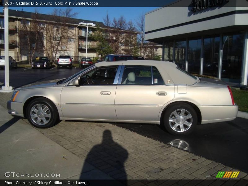 Gold Mist / Shale/Cocoa 2007 Cadillac DTS Luxury
