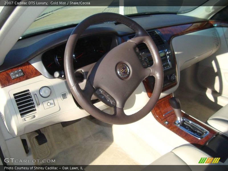 Gold Mist / Shale/Cocoa 2007 Cadillac DTS Luxury