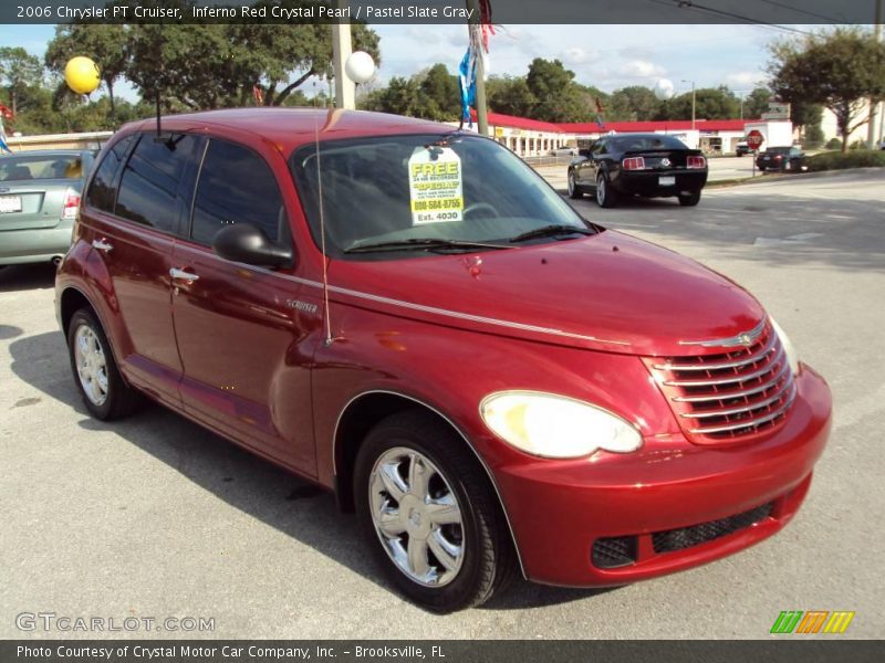 Inferno Red Crystal Pearl / Pastel Slate Gray 2006 Chrysler PT Cruiser