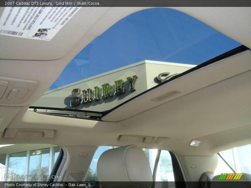 Gold Mist / Shale/Cocoa 2007 Cadillac DTS Luxury