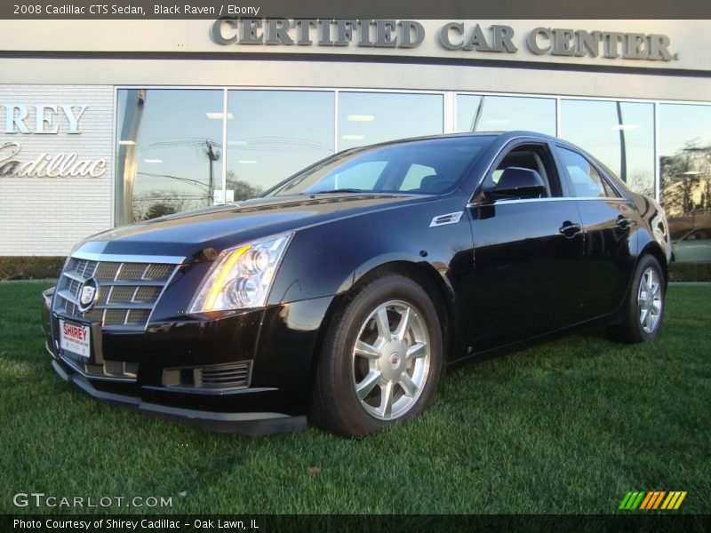 Black Raven / Ebony 2008 Cadillac CTS Sedan