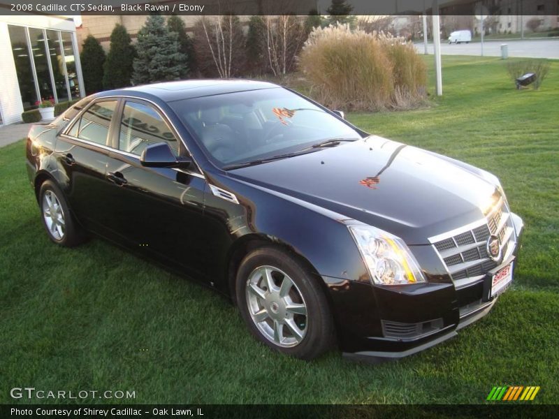 Black Raven / Ebony 2008 Cadillac CTS Sedan