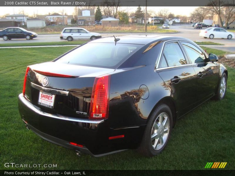 Black Raven / Ebony 2008 Cadillac CTS Sedan