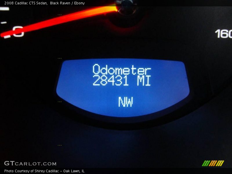 Black Raven / Ebony 2008 Cadillac CTS Sedan
