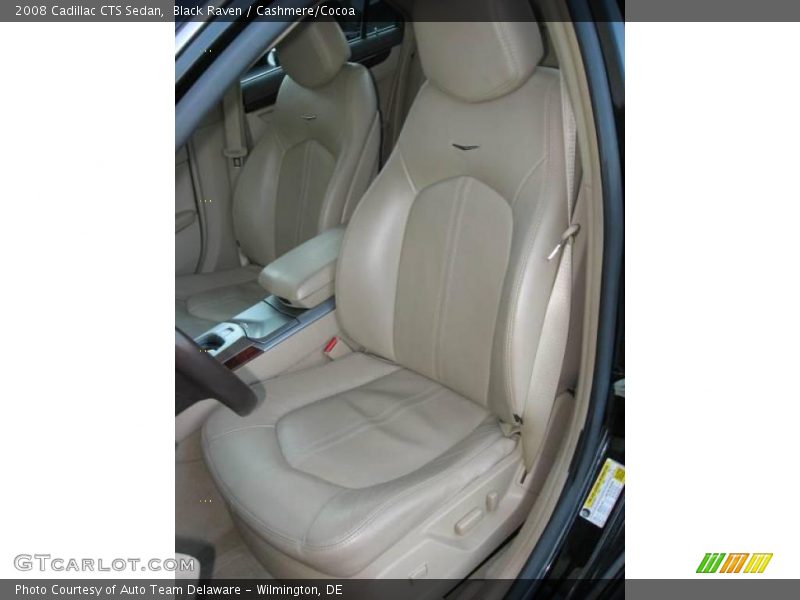 Black Raven / Cashmere/Cocoa 2008 Cadillac CTS Sedan
