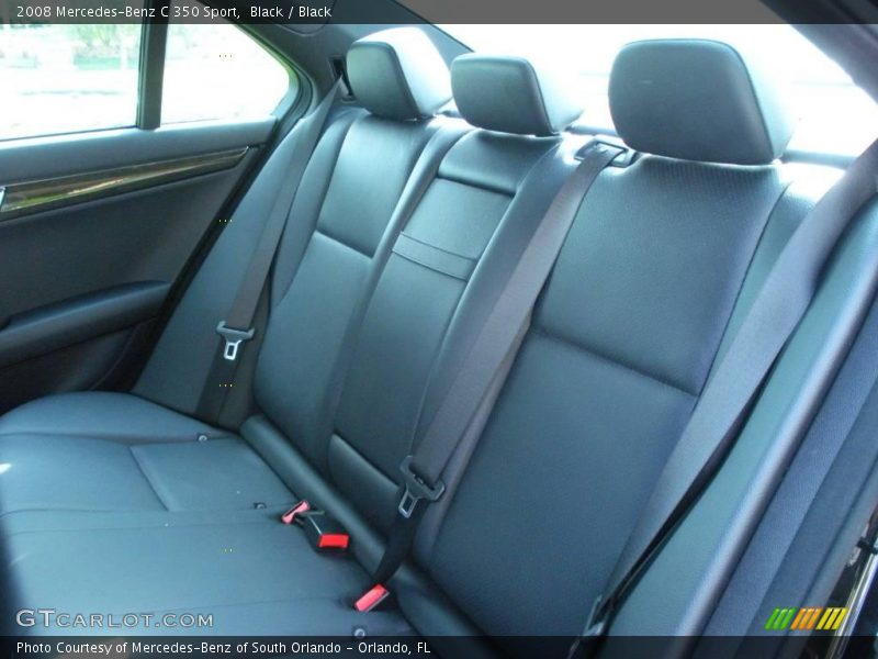 Black / Black 2008 Mercedes-Benz C 350 Sport