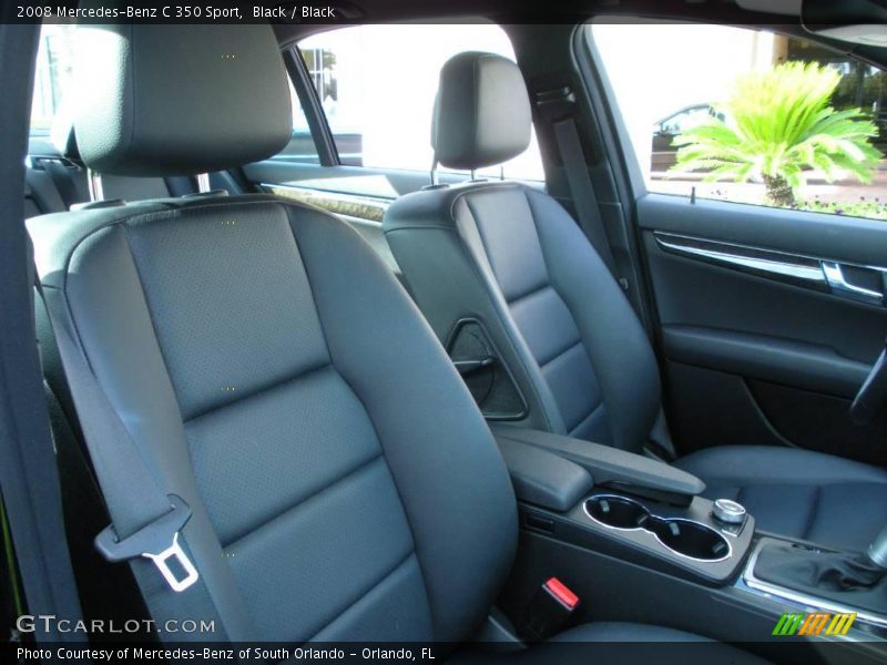 Black / Black 2008 Mercedes-Benz C 350 Sport