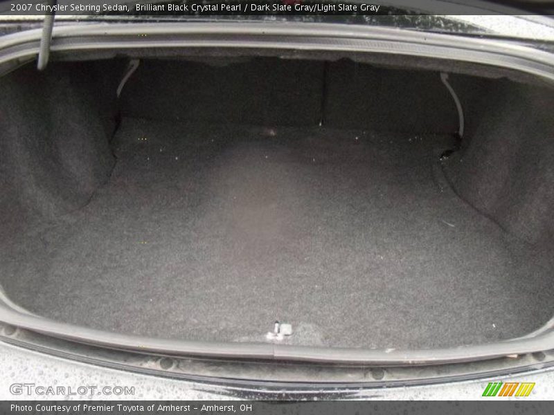Brilliant Black Crystal Pearl / Dark Slate Gray/Light Slate Gray 2007 Chrysler Sebring Sedan
