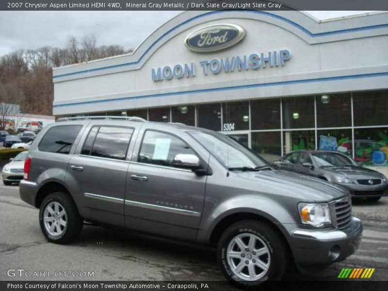 Mineral Gray Metallic / Dark Slate Gray/Light Slate Gray 2007 Chrysler Aspen Limited HEMI 4WD