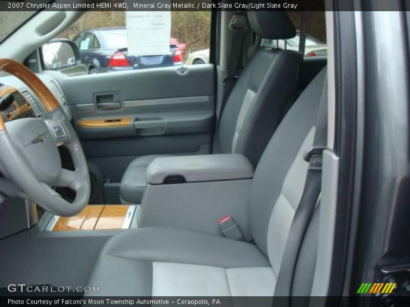 Mineral Gray Metallic / Dark Slate Gray/Light Slate Gray 2007 Chrysler Aspen Limited HEMI 4WD
