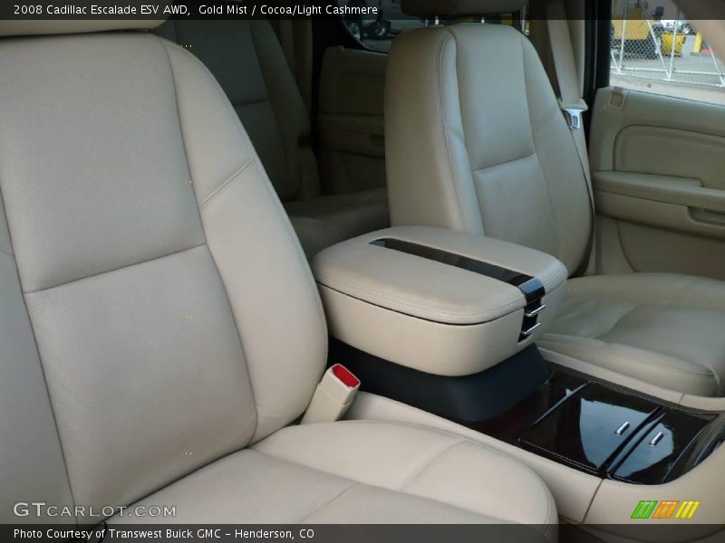 Gold Mist / Cocoa/Light Cashmere 2008 Cadillac Escalade ESV AWD