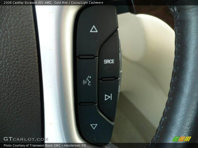 Gold Mist / Cocoa/Light Cashmere 2008 Cadillac Escalade ESV AWD