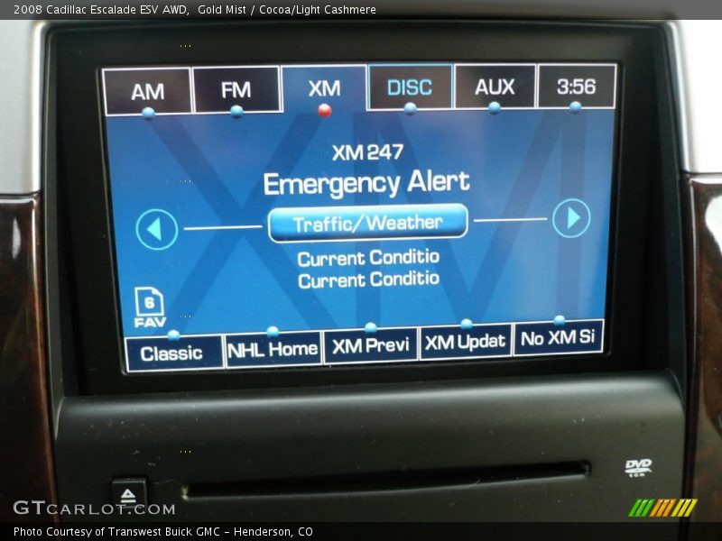 Gold Mist / Cocoa/Light Cashmere 2008 Cadillac Escalade ESV AWD