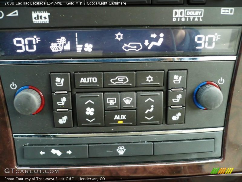 Gold Mist / Cocoa/Light Cashmere 2008 Cadillac Escalade ESV AWD