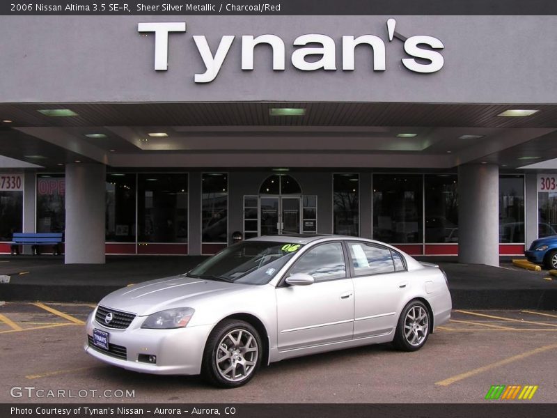 Sheer Silver Metallic / Charcoal/Red 2006 Nissan Altima 3.5 SE-R