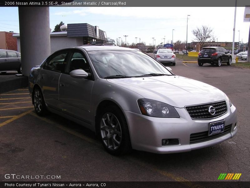 Sheer Silver Metallic / Charcoal/Red 2006 Nissan Altima 3.5 SE-R