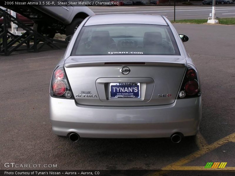 Sheer Silver Metallic / Charcoal/Red 2006 Nissan Altima 3.5 SE-R