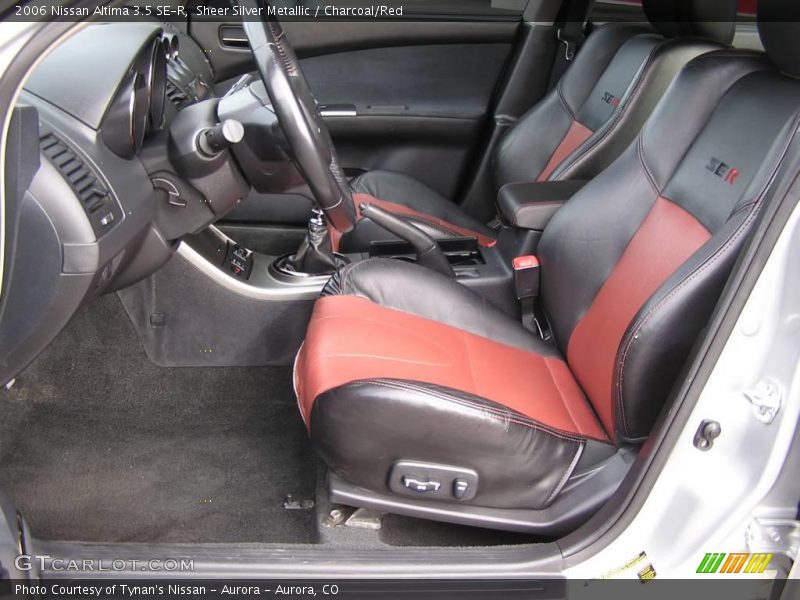 Sheer Silver Metallic / Charcoal/Red 2006 Nissan Altima 3.5 SE-R