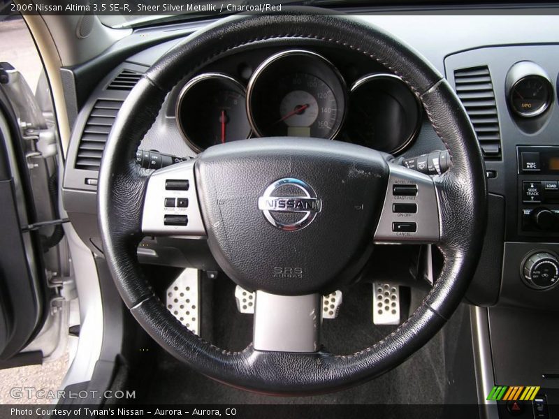 Sheer Silver Metallic / Charcoal/Red 2006 Nissan Altima 3.5 SE-R